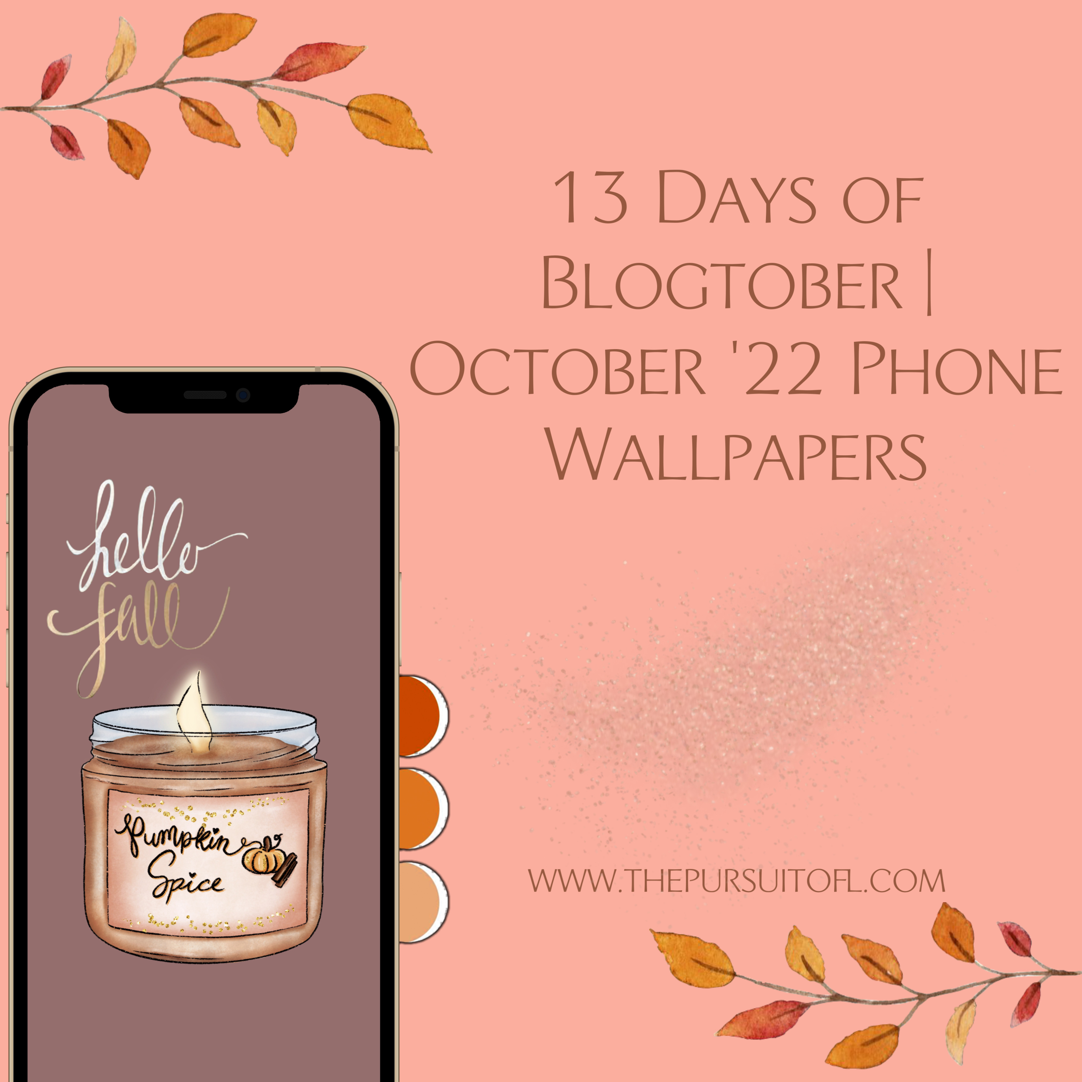 Blogtober, October 2022 Phone Wallpapers
