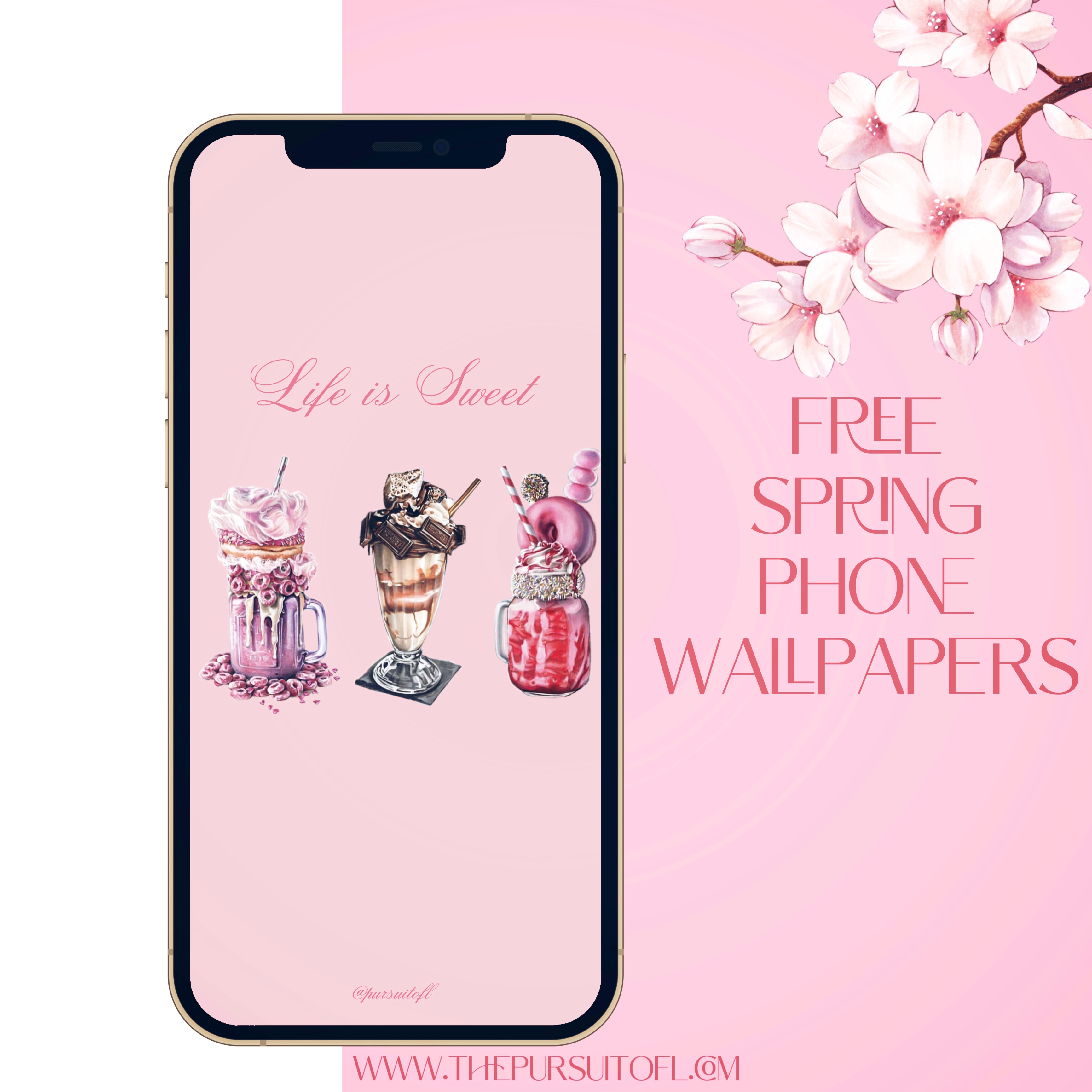 Free Spring Phone Wallpapers, The Pursuit of L