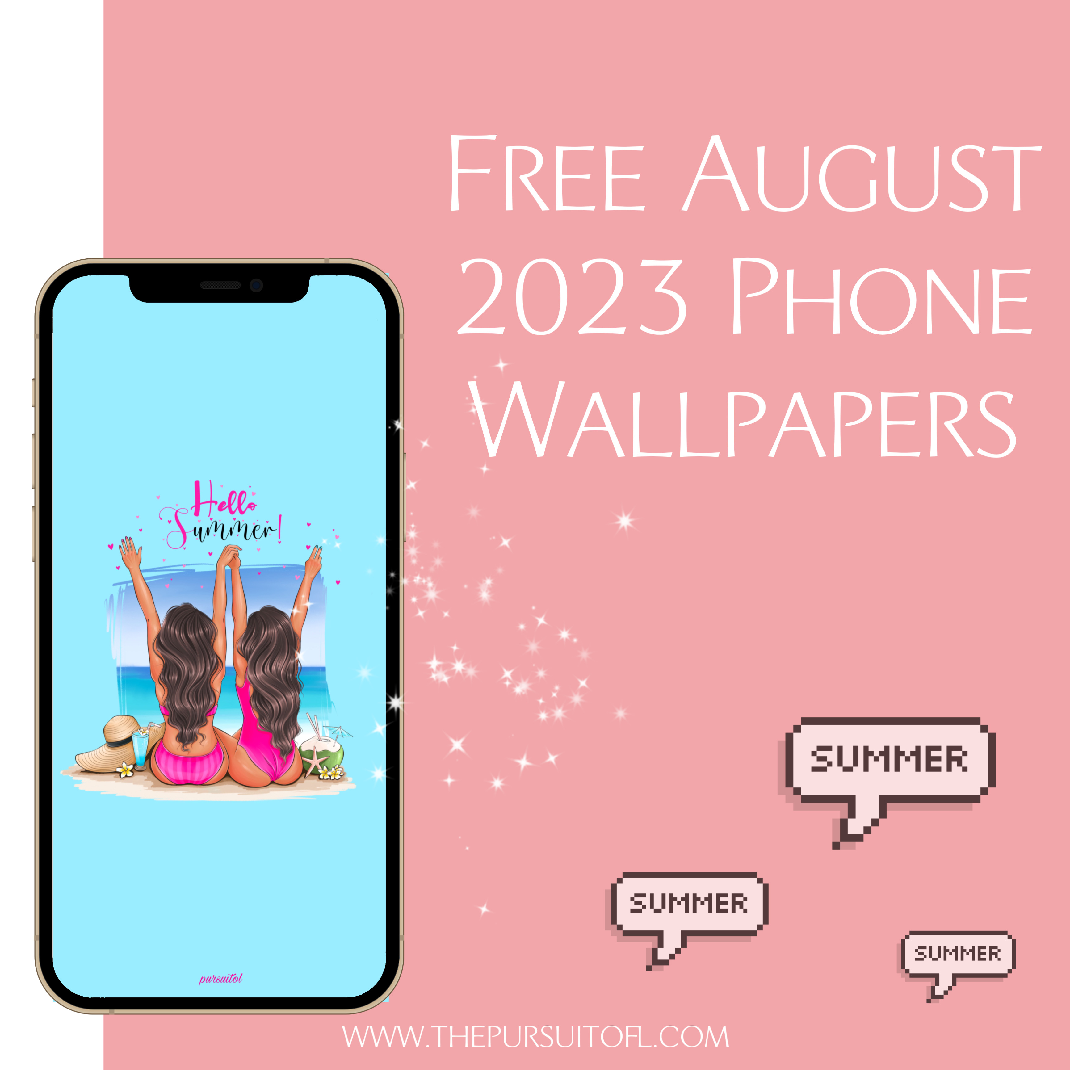 Free August 2023 Phone Wallpapers, The Pursuit of L