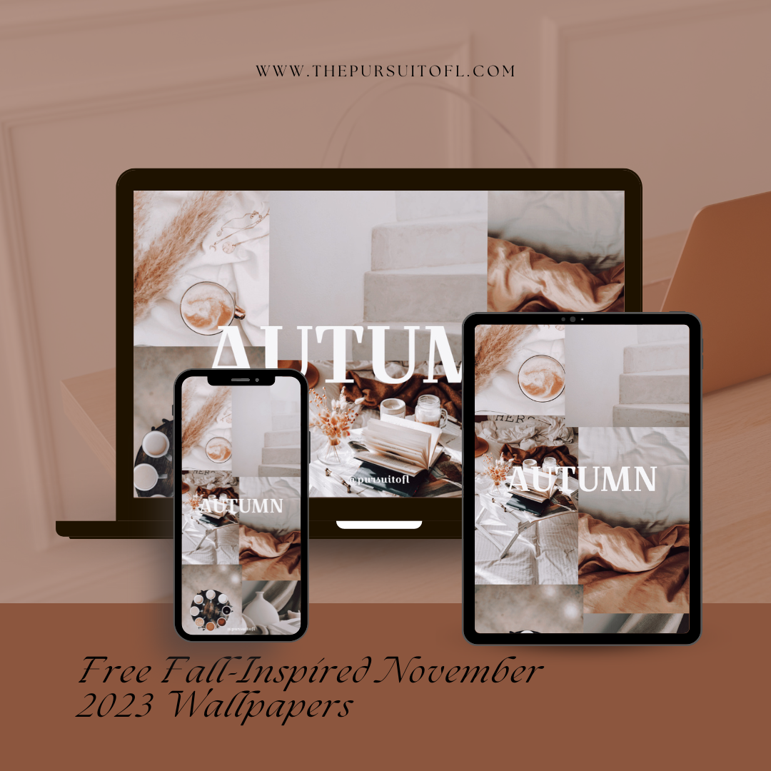 Free Fall-Inspired November 2023 Wallpapers, Desktop Wallpaper, Table Wallpaper, Phone Wallpaper, The Pursuit of L