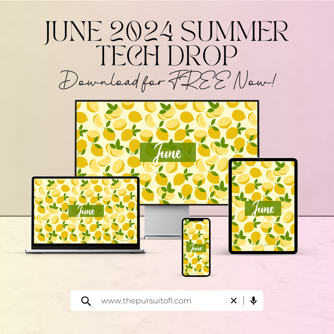 Free June 2024 Wallpapers; June 2024 Summer Tech Drop