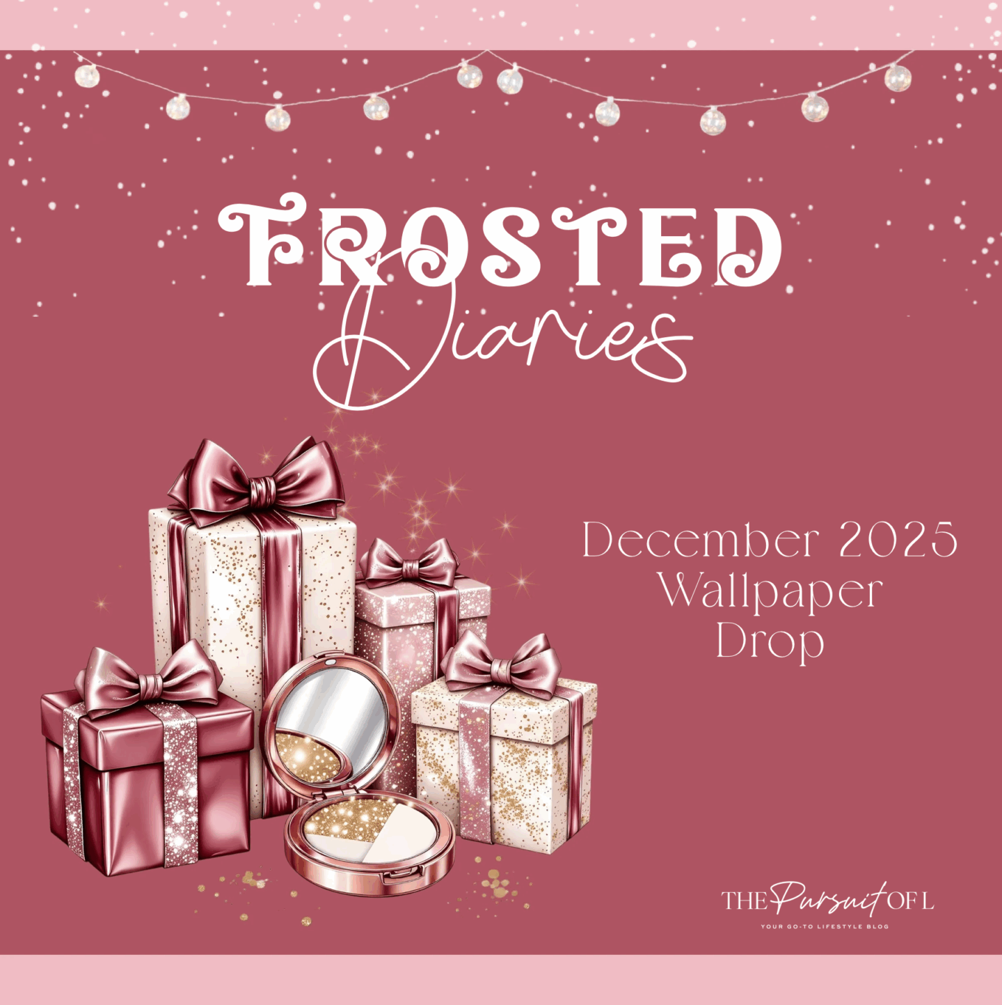 Frosted Diaries | December Wallpaper Drop; The Pursuit of L